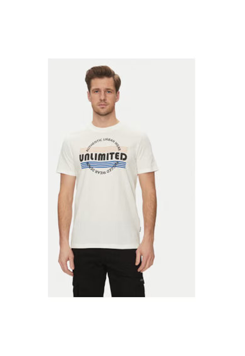 BLEND Tricou barbati 20718276 - Bumbac - Alb - Alb