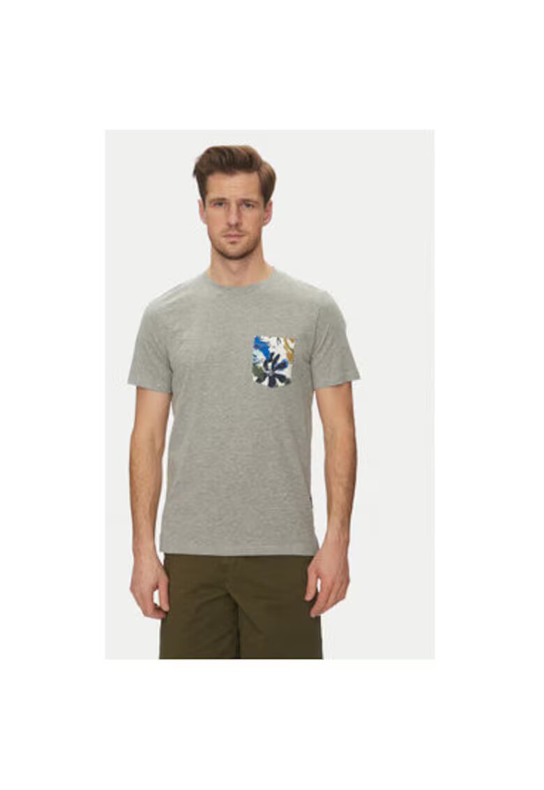 BLEND Tricou barbati 20718297 - Bumbac - Gri - Gri