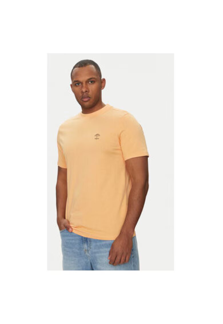 BLEND Tricou barbati 20718304 - Bumbac - Portocaliu - Portocaliu