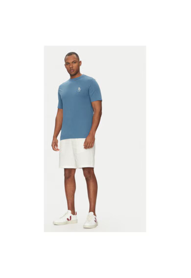 BLEND Tricou barbati 20718848 - Bumbac - Turcoaz - Turcoaz