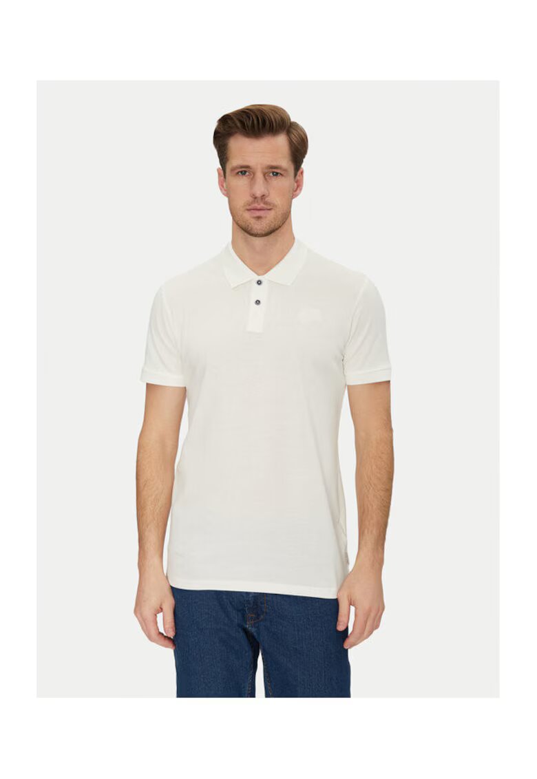 BLEND Tricou polo barbati 20717857 - Bumbac - 56797 - Alb