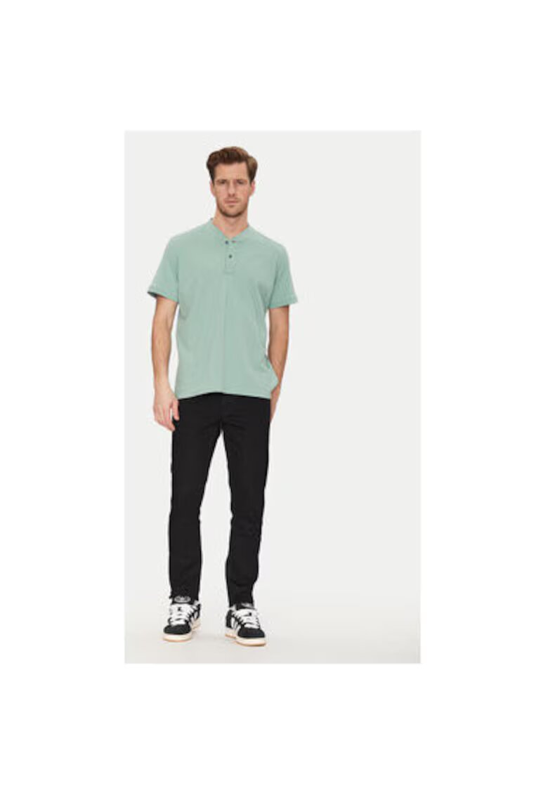 BLEND Tricou polo barbati 20717858 - Bumbac - Verde - Verde