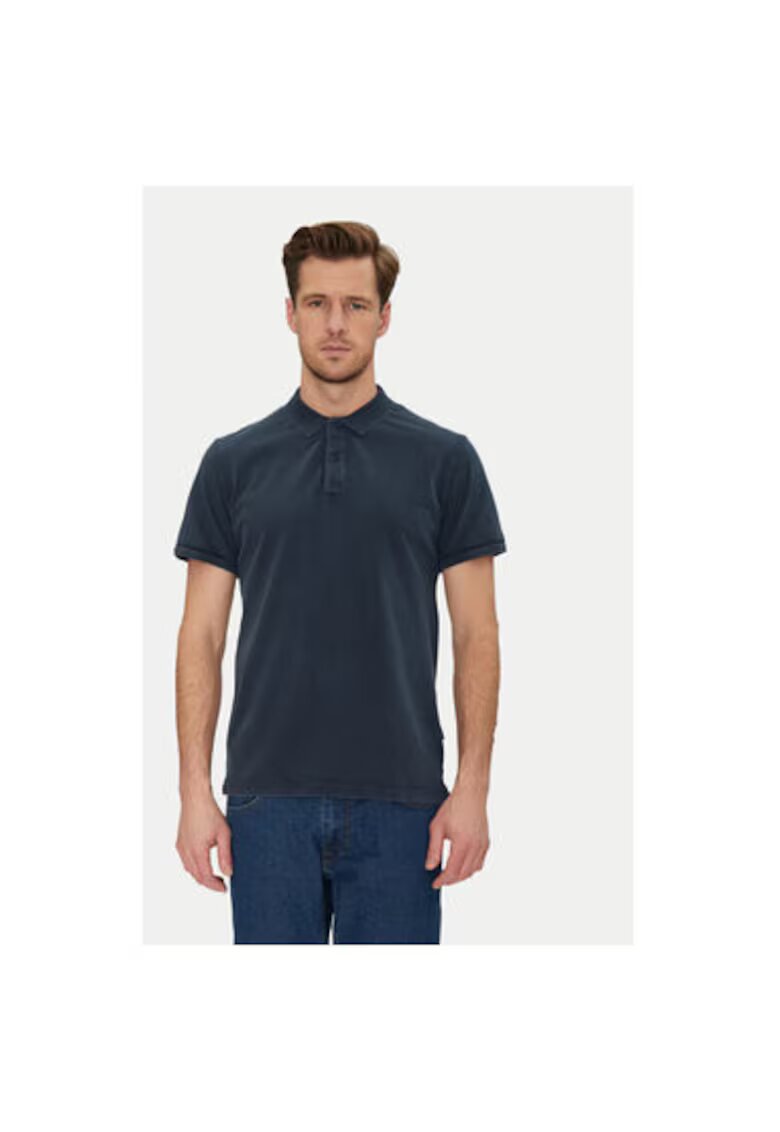 BLEND Tricou polo barbati 20717920 - Bumbac - Bleumarin - Bleumarin
