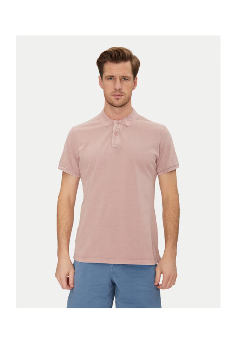 BLEND Tricou polo barbati 20717920 - Bumbac - Roz - Roz