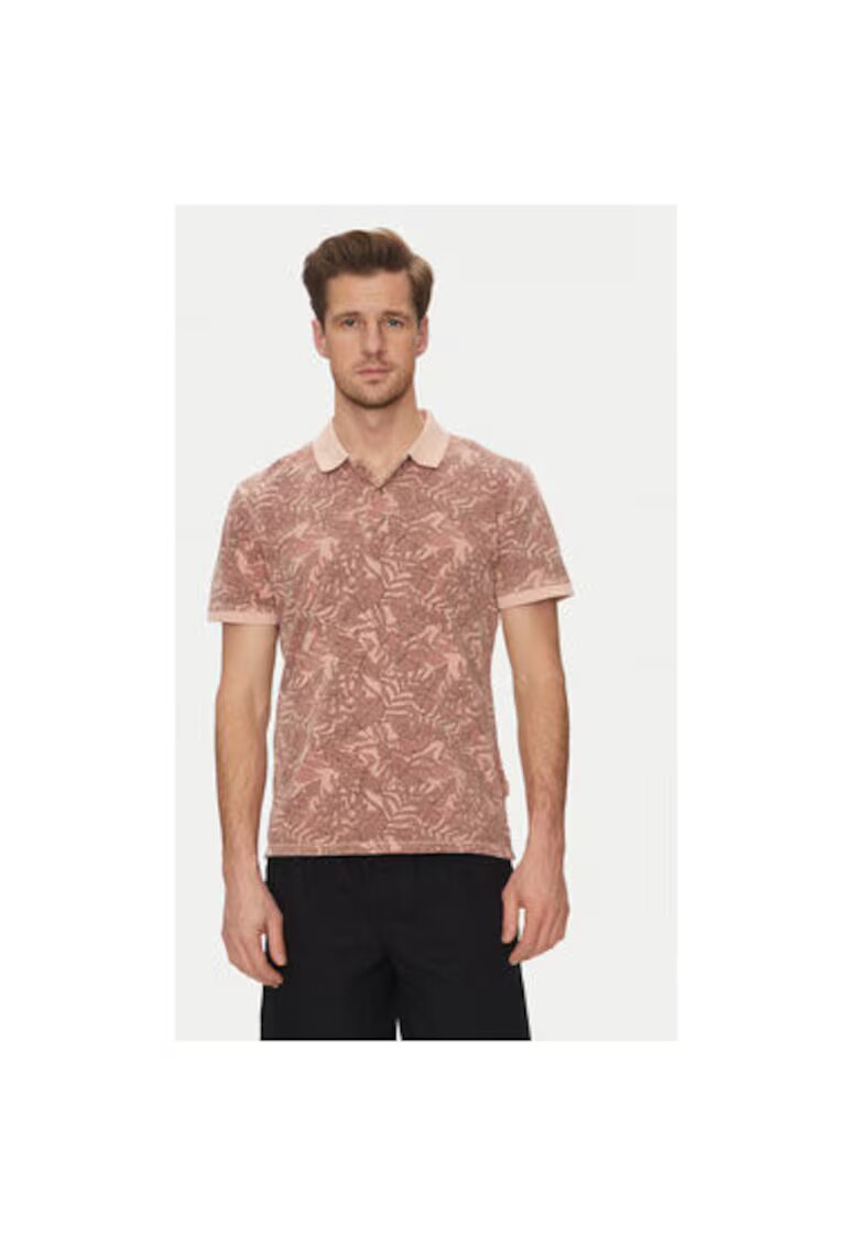 BLEND Tricou polo barbati 20718251 - Bumbac - Roz - Roz