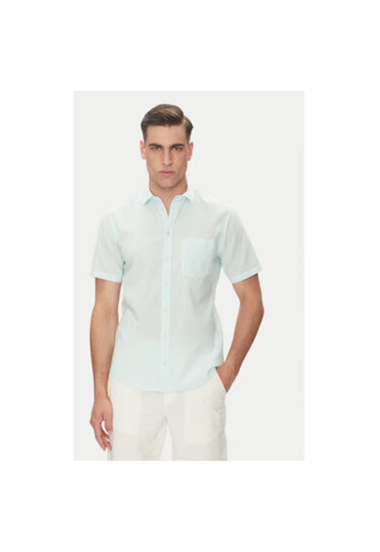 BLEND Tricou polo barbati 20718374 - In/Bumbac - Albastru - Albastru