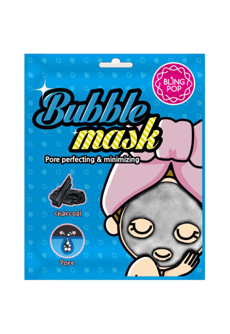 Blingpop Masca tip servetel cu bule cu carbune - 30 ml