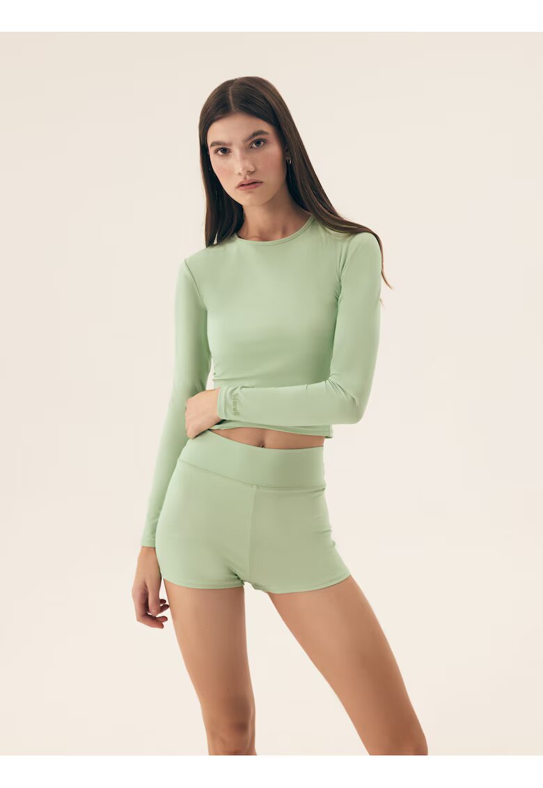 Bloovii Bluza cu manece lungi Steam verde - Verde