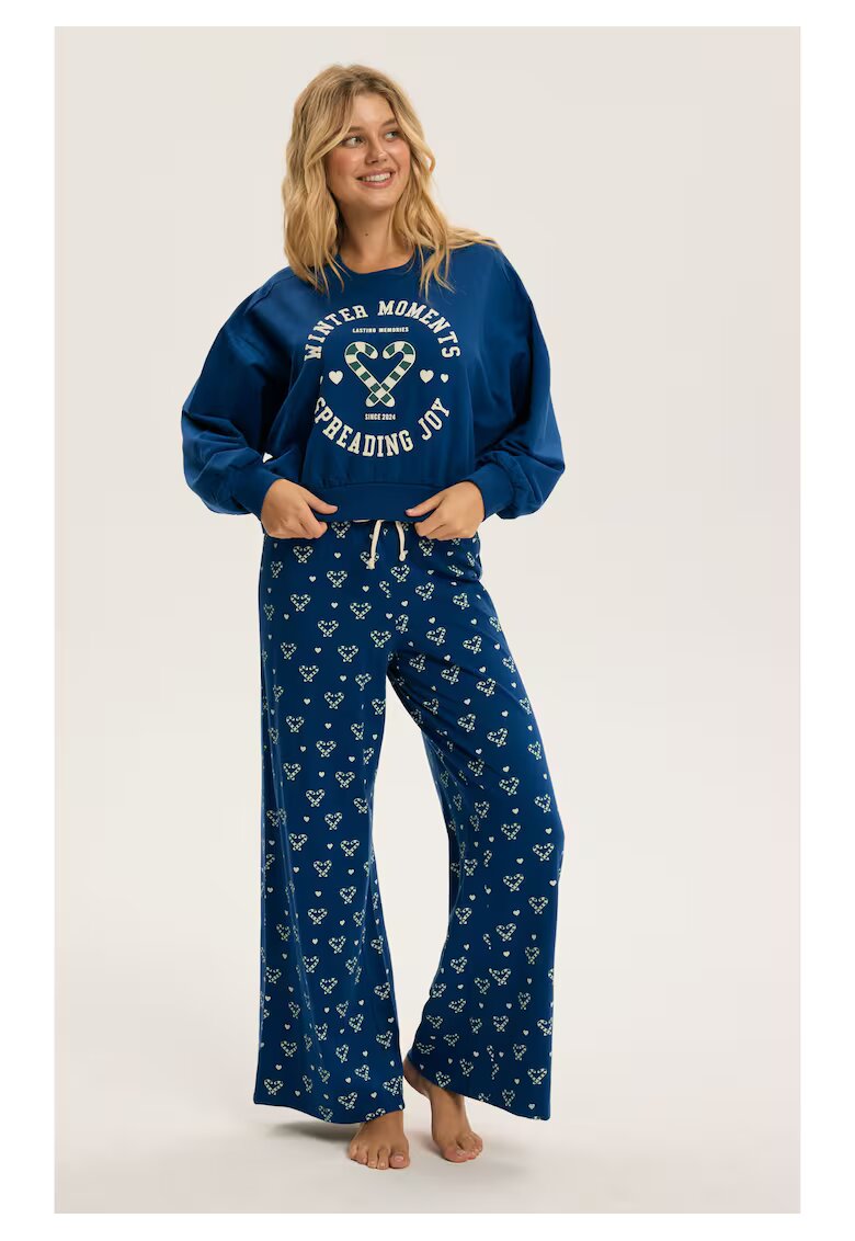 Bloovii Pijama dama Albastru Berry - Craciun