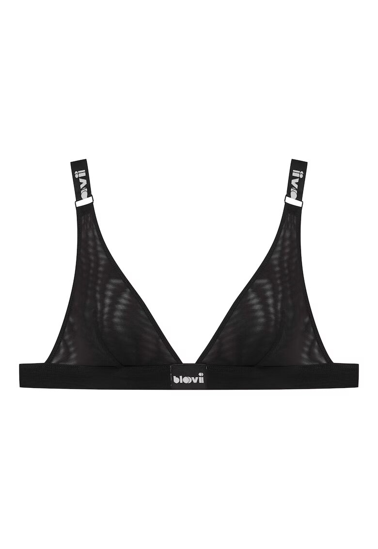 Bloovii Sutien triunghi - Elastan - Negru