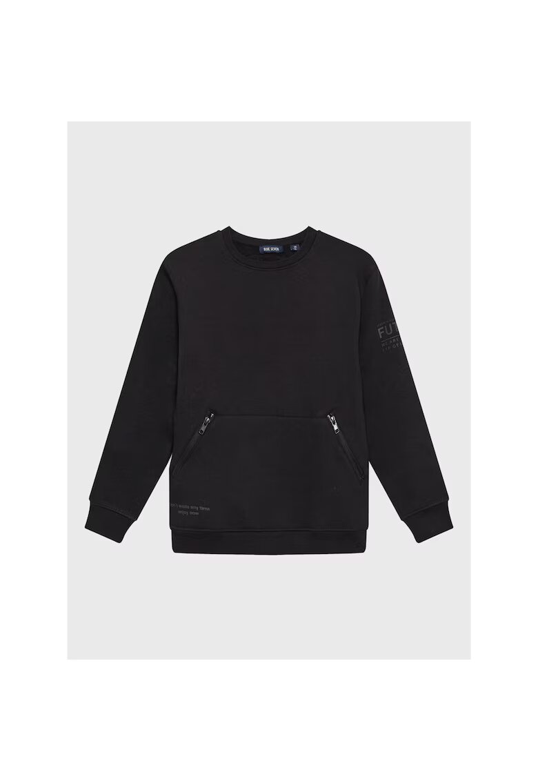 Blue Seven Bluza Baieti - 301112075 - Bumbac - Negru
