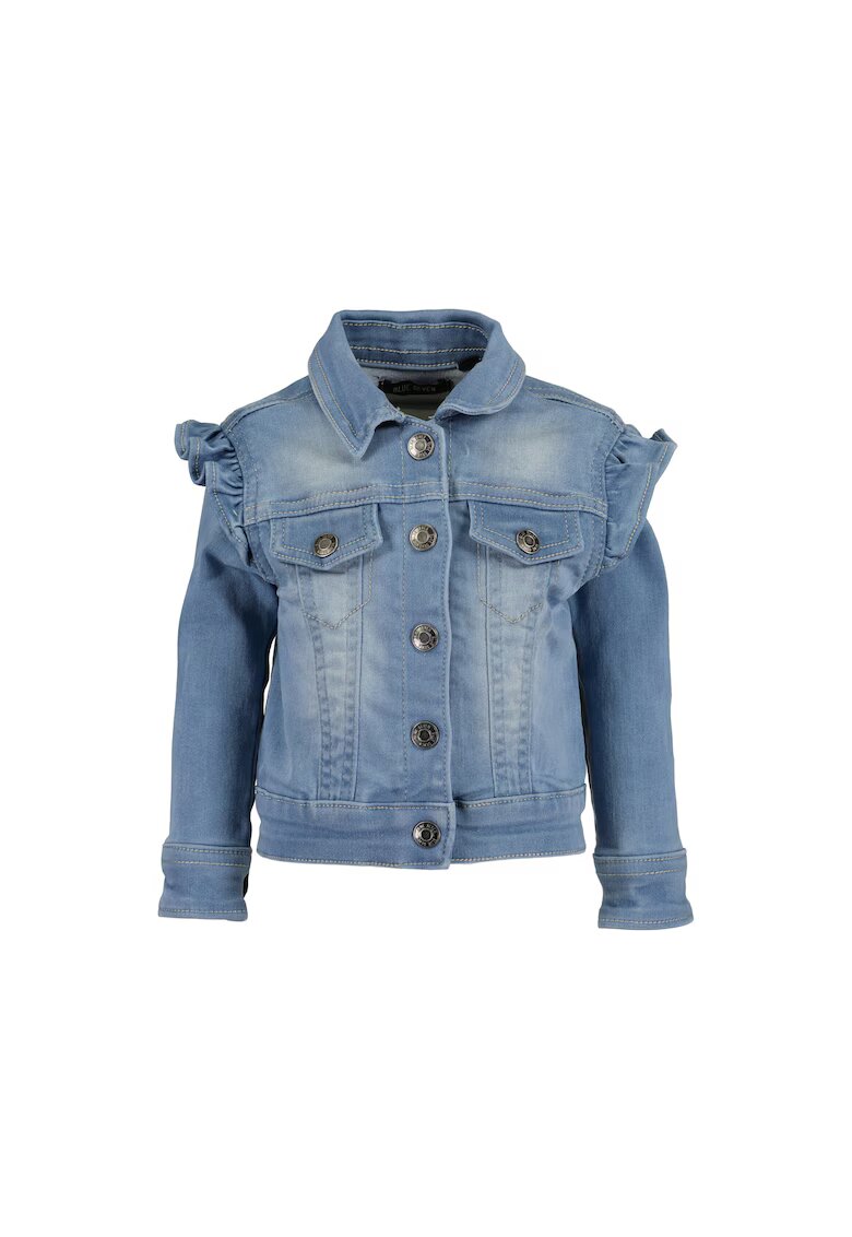 Blue Seven Geaca de blugi copii - 302001965 - Bumbac - Albastru - Albastru