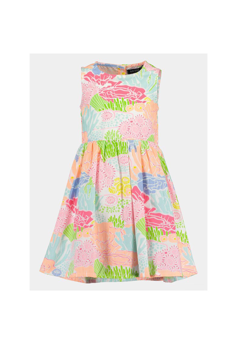 Blue Seven Rochie fete - 303573287 - Multicolor - Bumbac