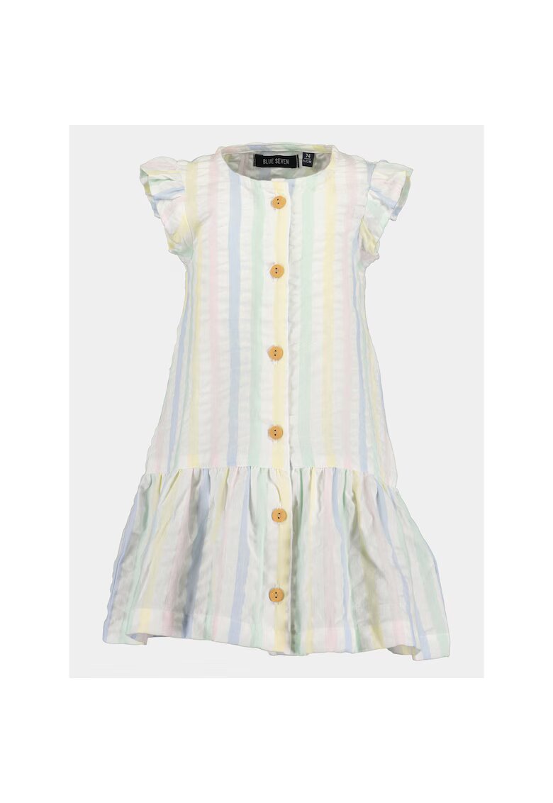 Blue Seven Rochie fete - 303576363 - Multicolor - Bumbac