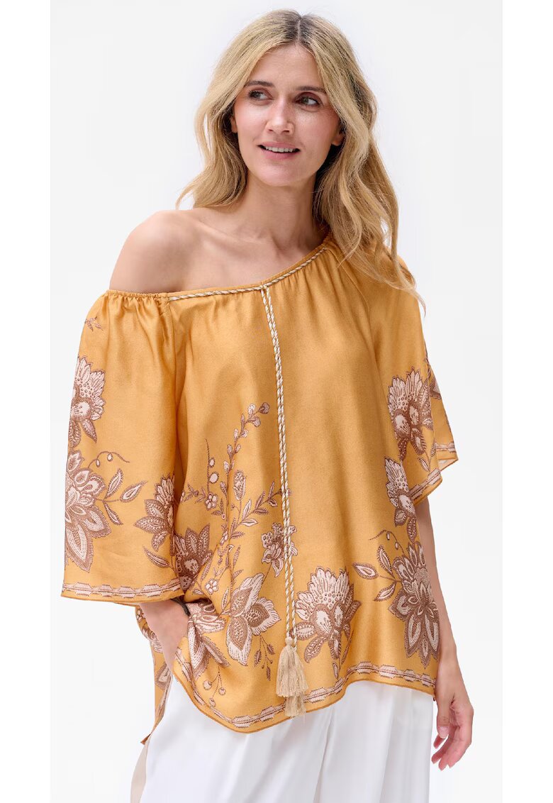 blue shadow Bluza cu decolteu pe un umar