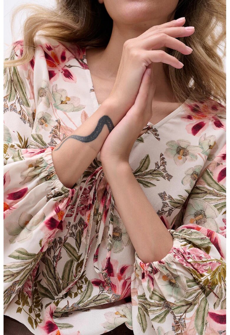 blue shadow Bluza cu imprimeu floral Ri Ri