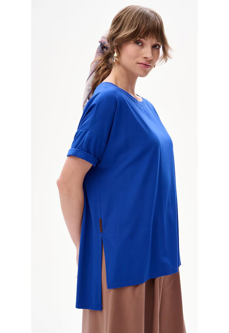 blue shadow Bluza de dama cu maneci scurte Renzi