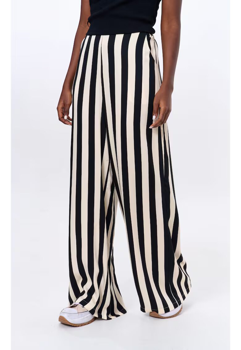 blue shadow Pantaloni cu croiala ampla Elwira