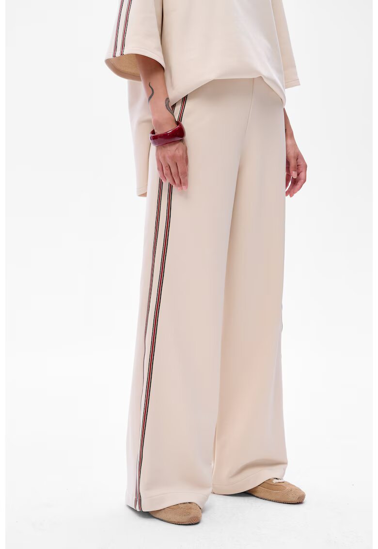 blue shadow Pantaloni de trening evazati Cossa cu talie medie