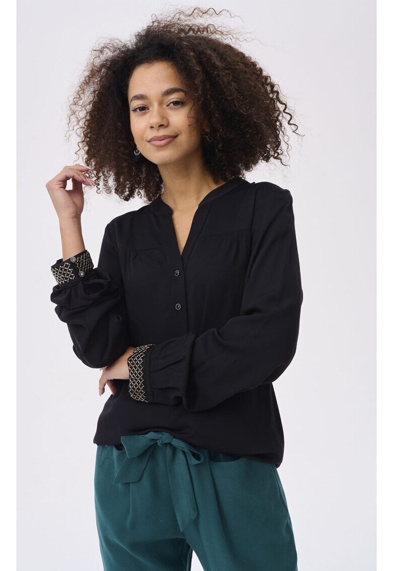 blue shadow Women's Blouse XX BS Black