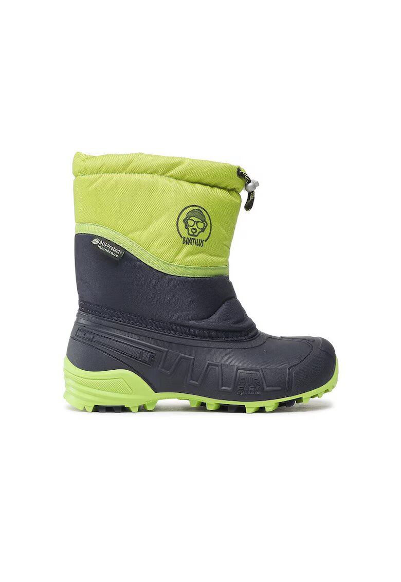 Boatilus Cizme copii - 06141 - Sintetic - Verde - Negru