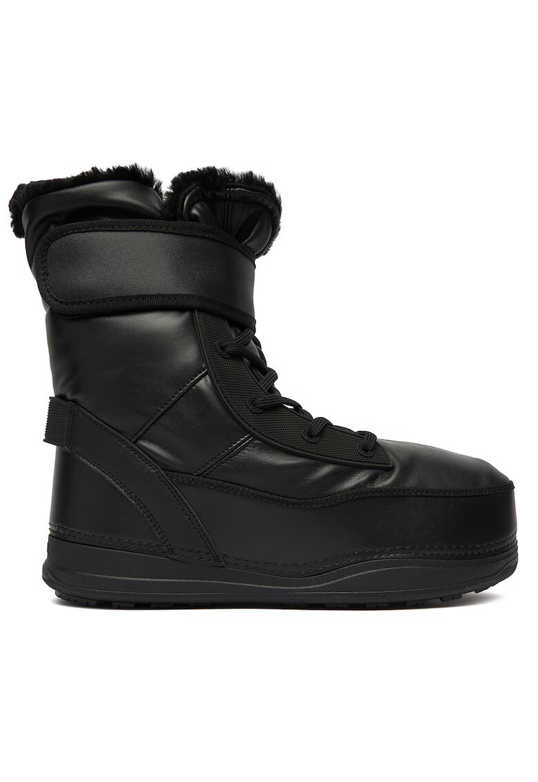 Bogner Ghete barbati Laax - piele ecologica - negru