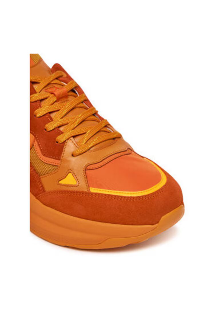 Bogner Pantofi sport barbati - 12522505 - Piele naturala - Portocaliu - Portocaliu