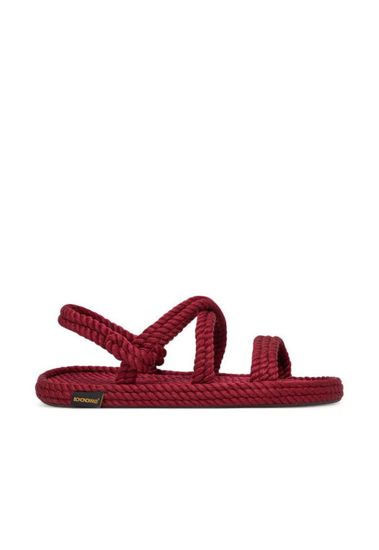 Bohonomad Sandale dama - BAH.0009.WRS - Textil - Rosu