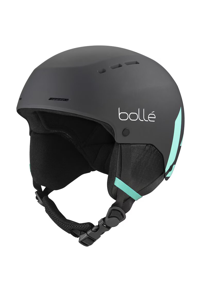 Bolle Casca ski QUIZ - pentru copii - negru/verde mat