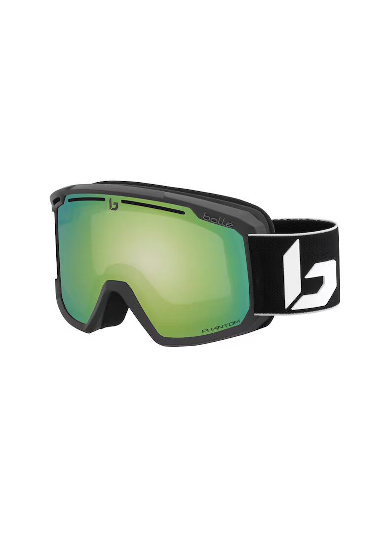 Bolle Ochelari schi MADDOX MATTE BLACK CORP PHANTOM GREEN EMERALD