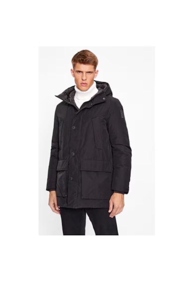 Bomboogie Geaca barbati - 303225414 - Poliester reciclat - Negru - Negru