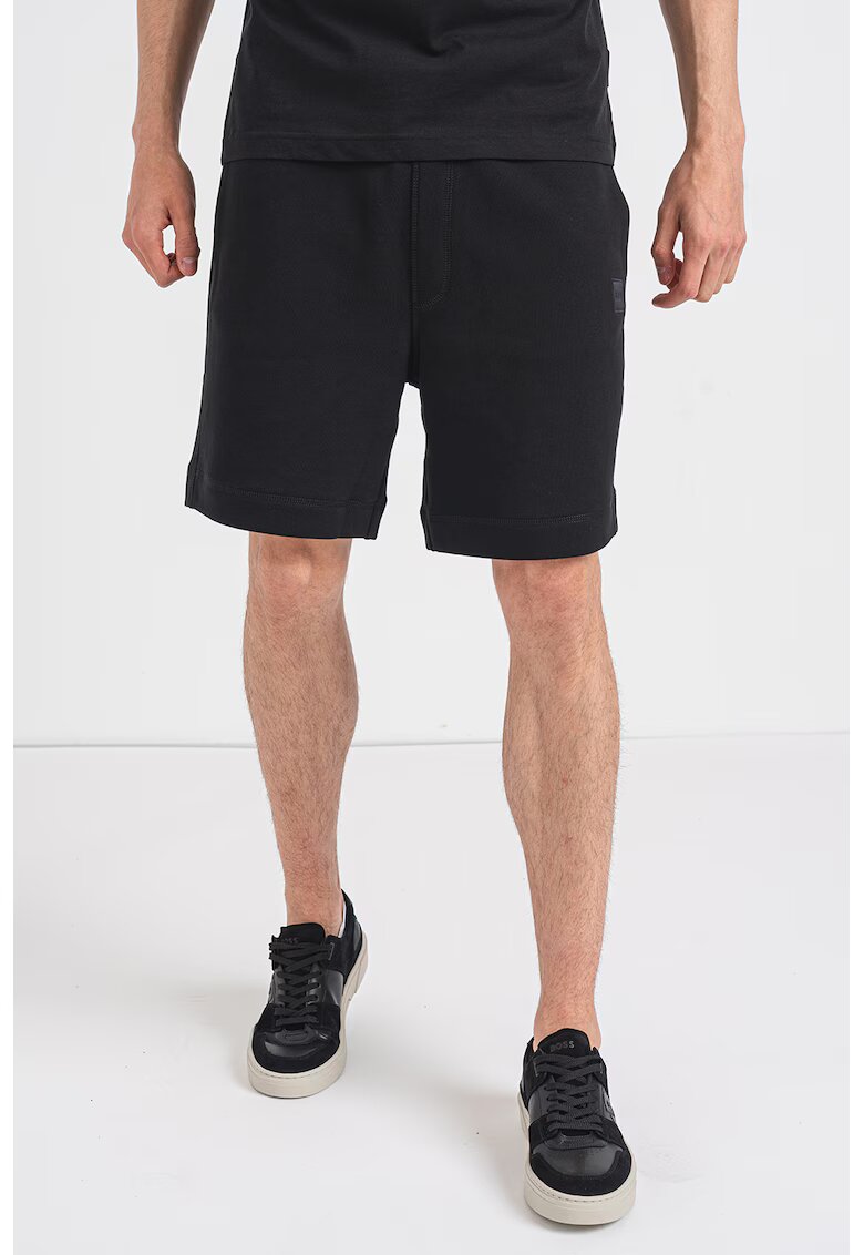 Boss Bermude sport din bumbac - Negru