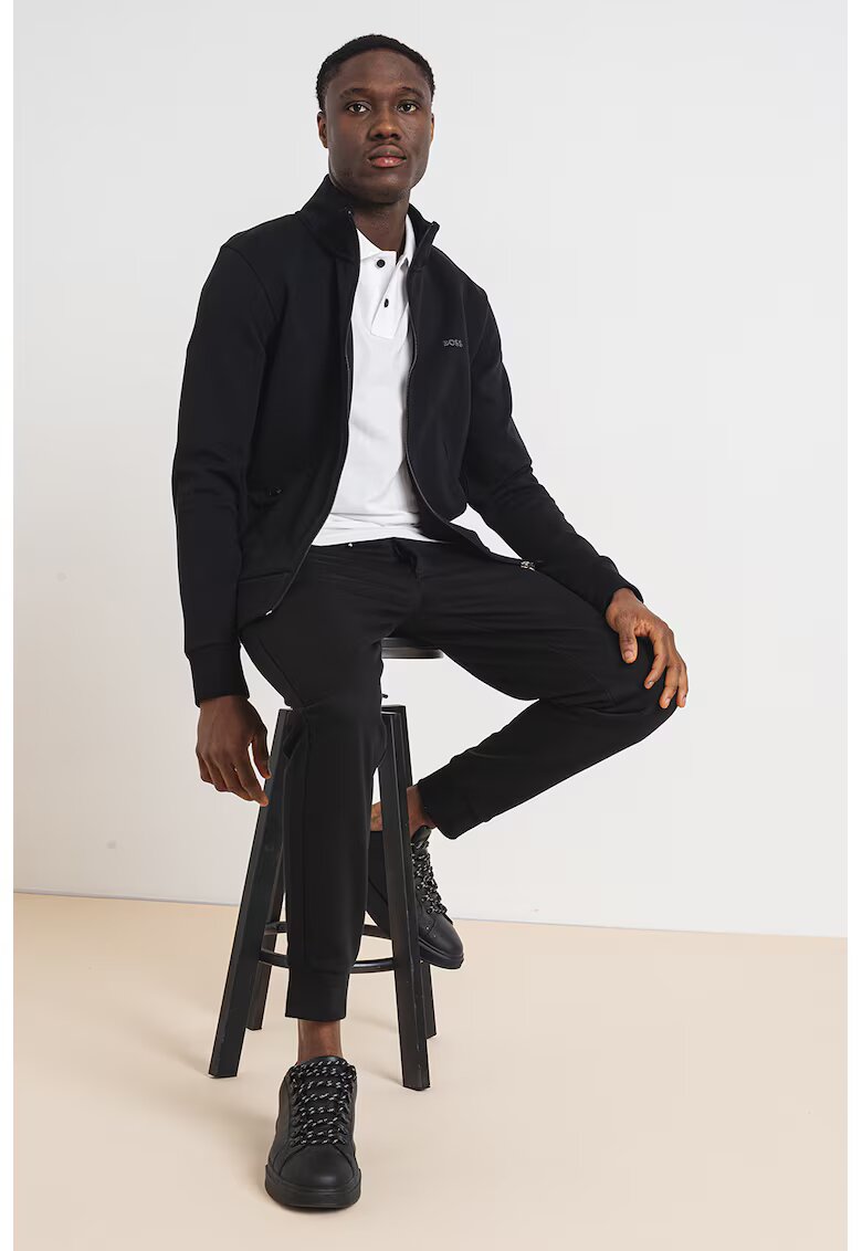 Boss Bluza de trening cu fermoar Skaz - Negru