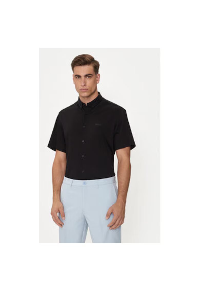 Boss Camasa barbati - 303676254 - Bumbac - Negru - Negru