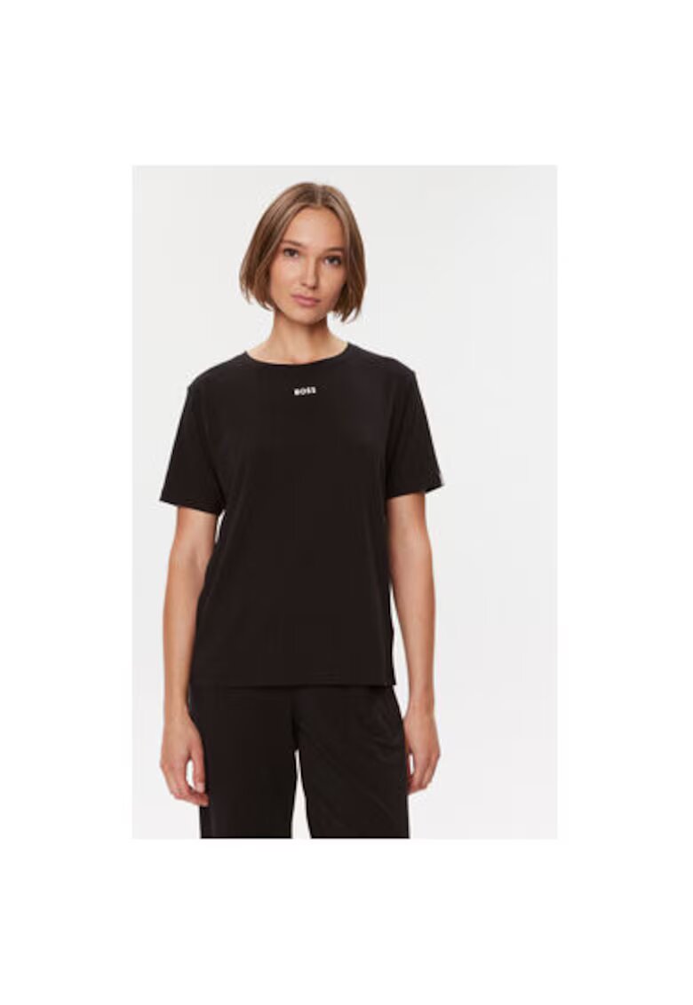 Boss Camasa de noapte dama - 302896172 - Bumbac - M INTL - Negru