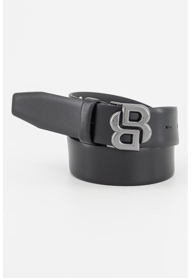Boss Curea din piele B_Icon - Negru