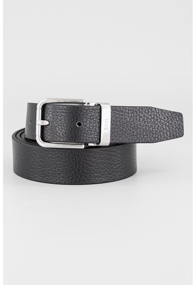 Boss Curea reversibila de piele granulata - Negru