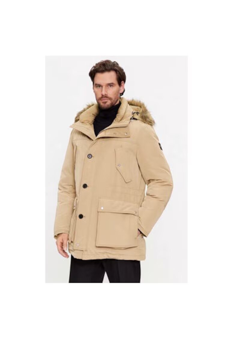 Boss Geaca barbati - 302939473 - Poliester reciclat - 56 EU - Bej
