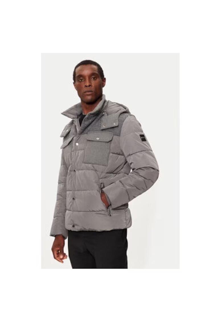 Boss Geaca barbati - 304238017 - Poliester - Gri - Gri