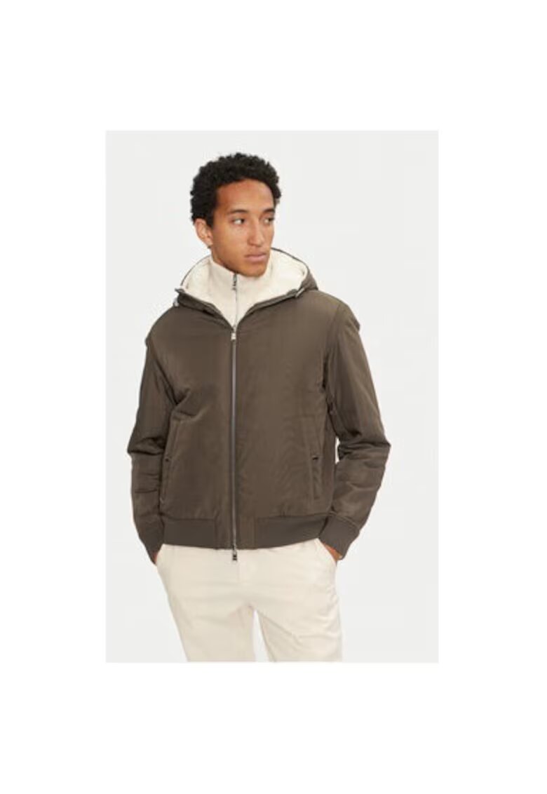 Boss Geaca barbati - 304238260 - Poliester - Verde - Verde