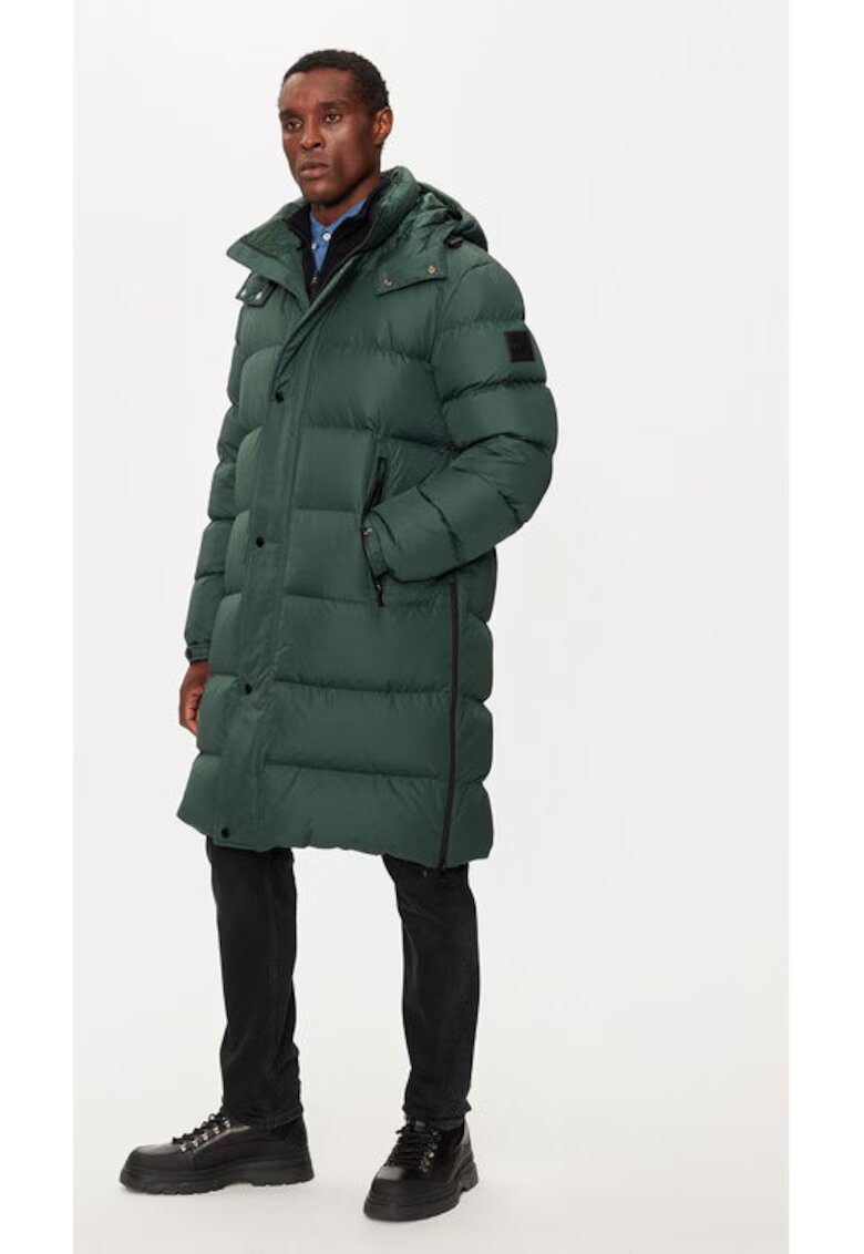 Boss Geaca barbati - 304238475 - Poliester - Verde - Verde