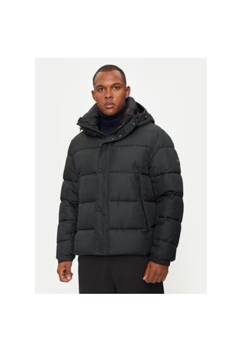 Boss Geaca barbati - 304244186 - Poliester reciclat/Poliester - Negru - Negru