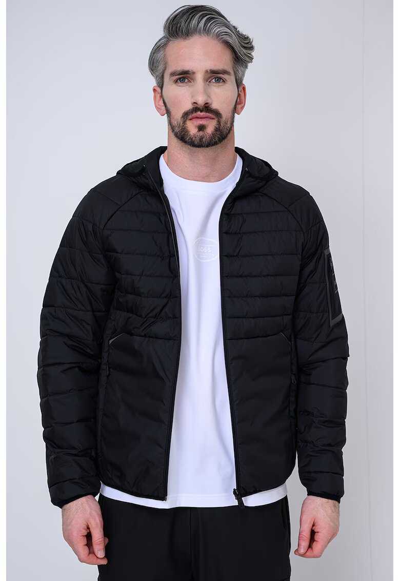 Boss Geaca matlasata cu gluga Urbanex - Negru