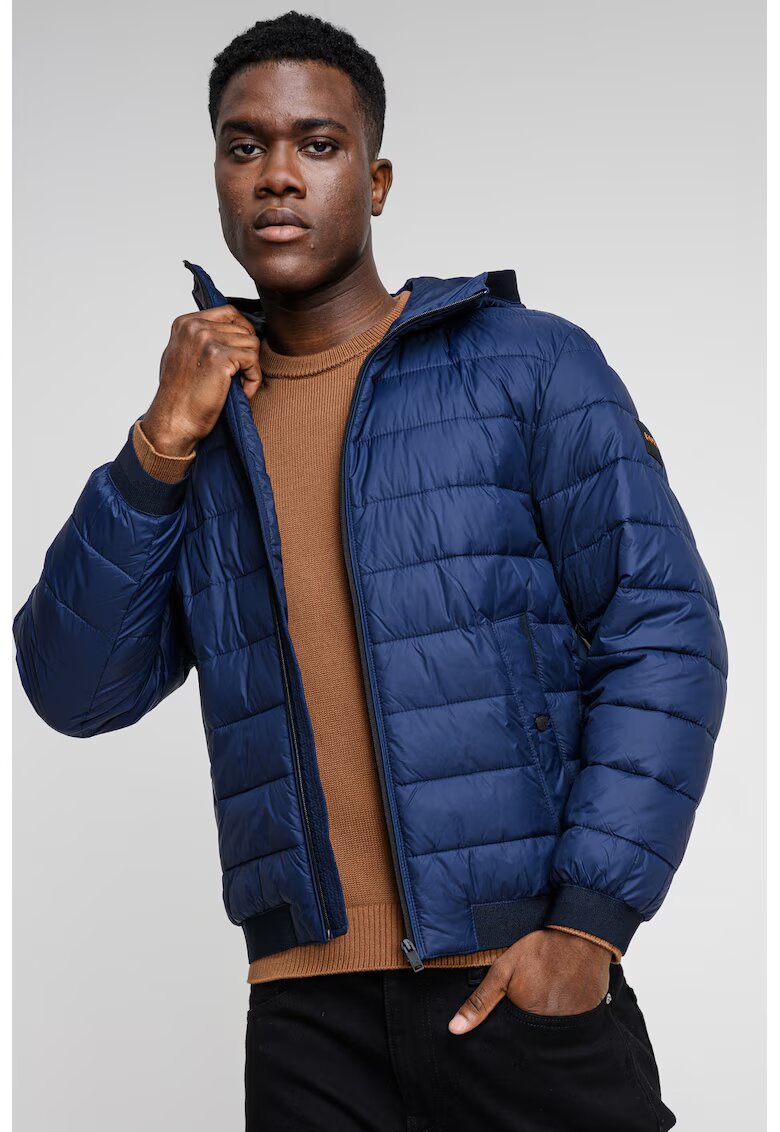 Boss Geaca regular fit Odenis - Bleumarin