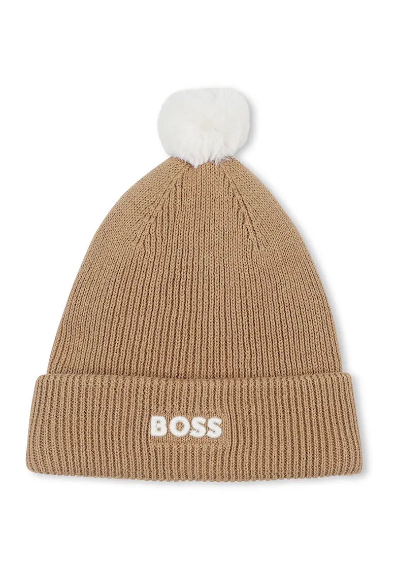 BOSS Kidswear Caciula tricotata cu buline
