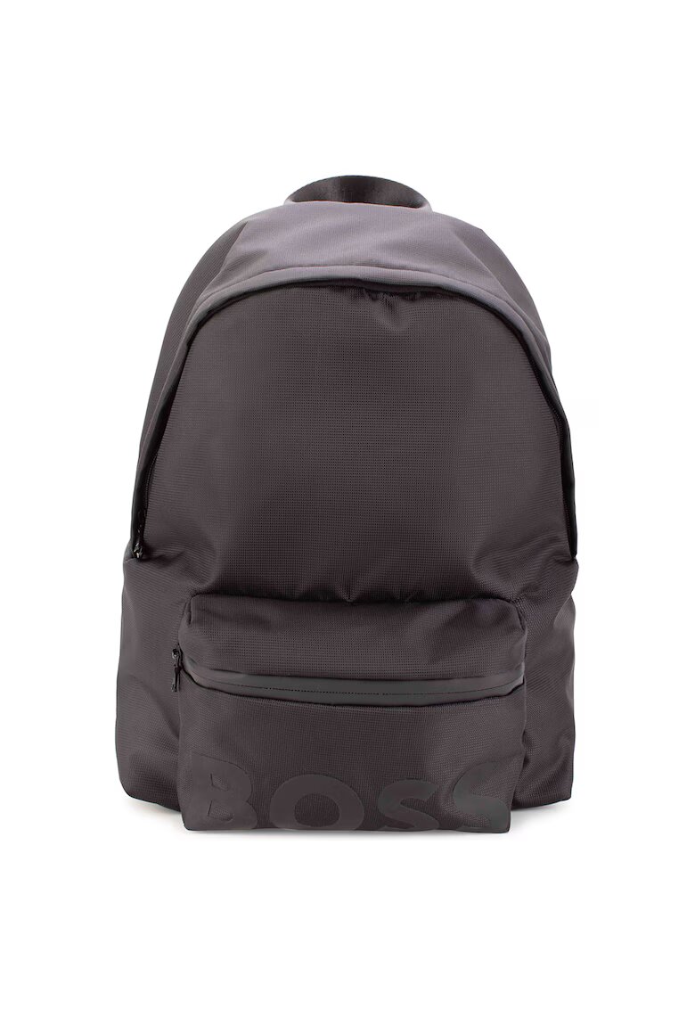 BOSS Kidswear Rucsac cu aspect texturat - Negru