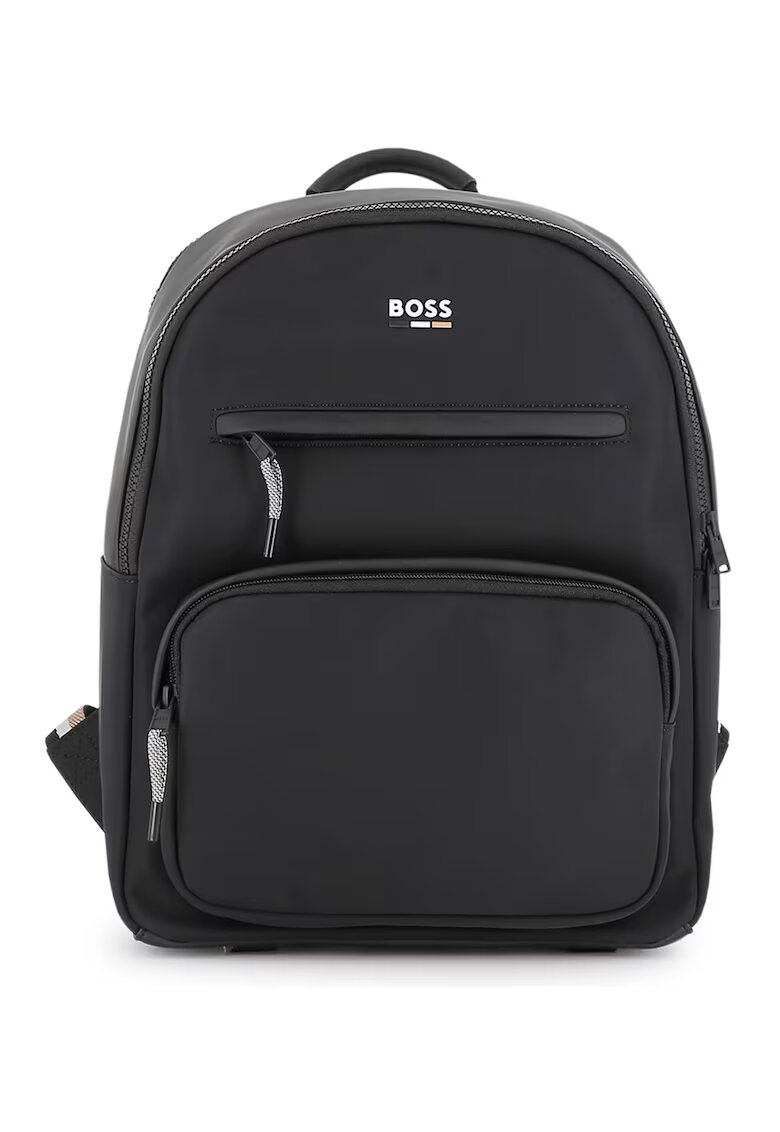 BOSS Kidswear Rucsac cu doua compartimente - Negru