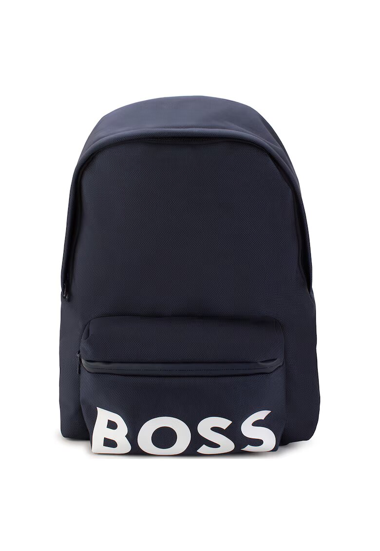 BOSS Kidswear Rucsac cu imprimeu logo - Alb/Bleumarin