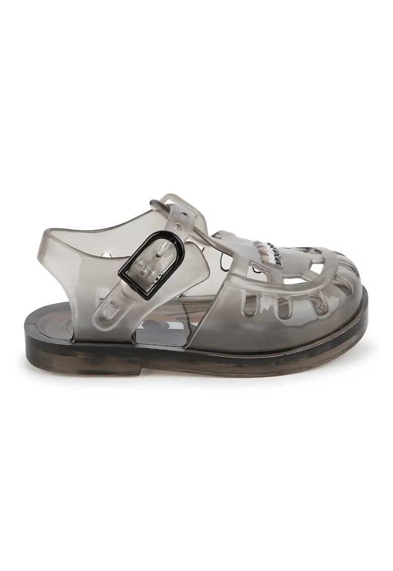 BOSS Kidswear Sandale fisherman cu detaliu logo - Gri deschis