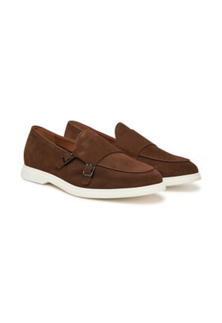 Boss Mocasini barbati 304959288 - Piele naturala - Maro
